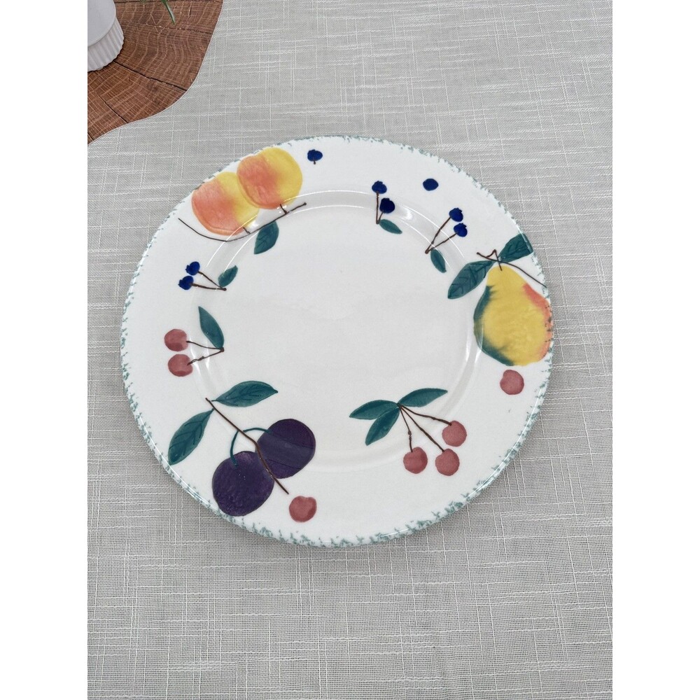Hartstone Dinner Plate 11” Collector Dish Fruit Farmhouse Cottage
